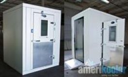 Quick-Ship 8' x 10' Amerikooler Walk-in Cooler, with Floor and Outdoor Refrigeration